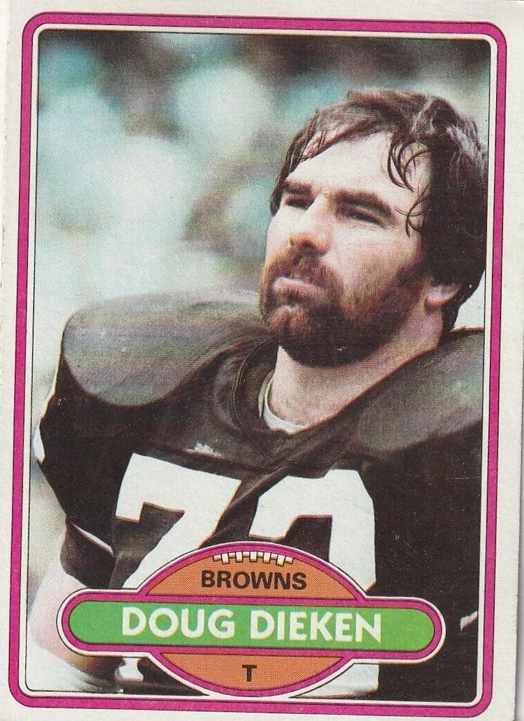 Doug Dieken 1980 topps Topps