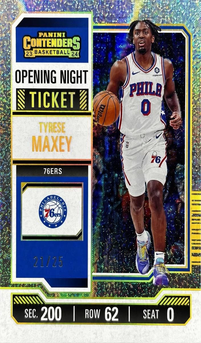 Tyrese Maxey 2023 panini Panini Contenders