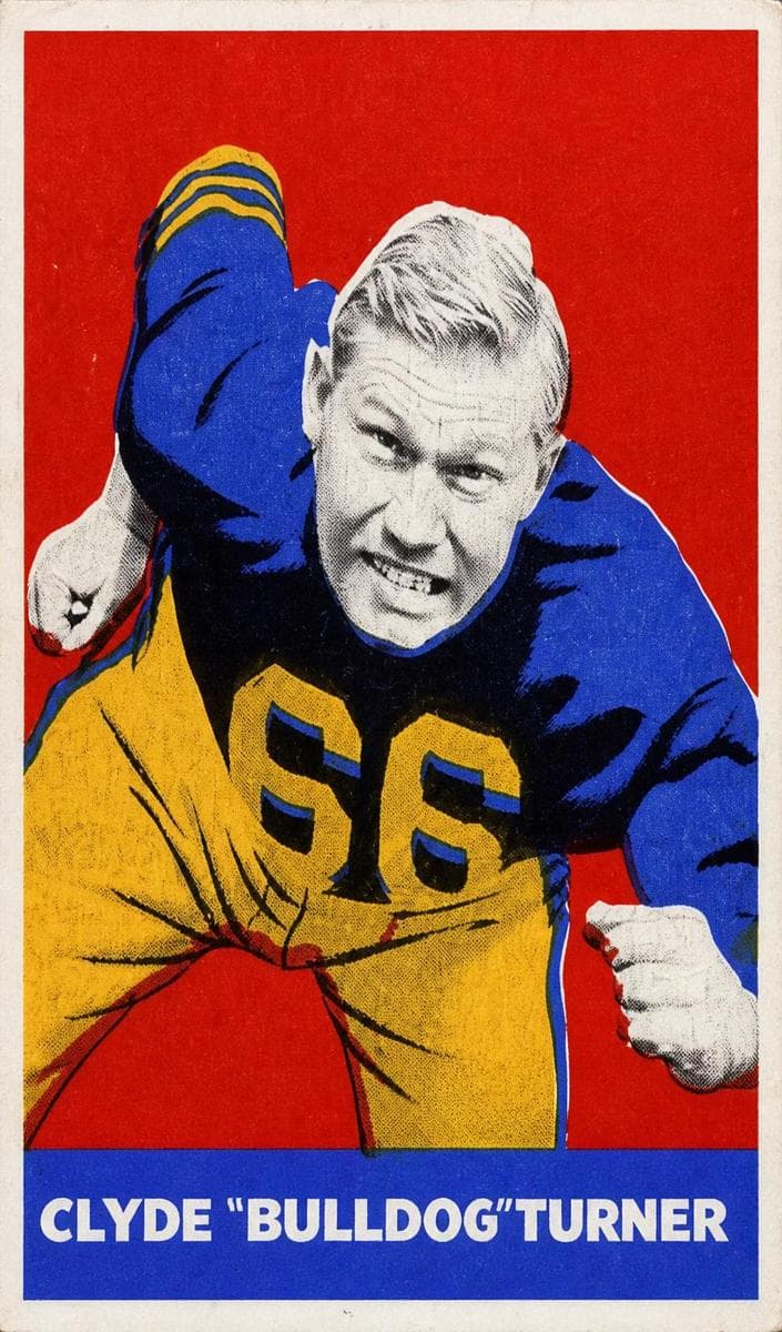 Clyde "Bulldog" Turner 1948 leaf Leaf