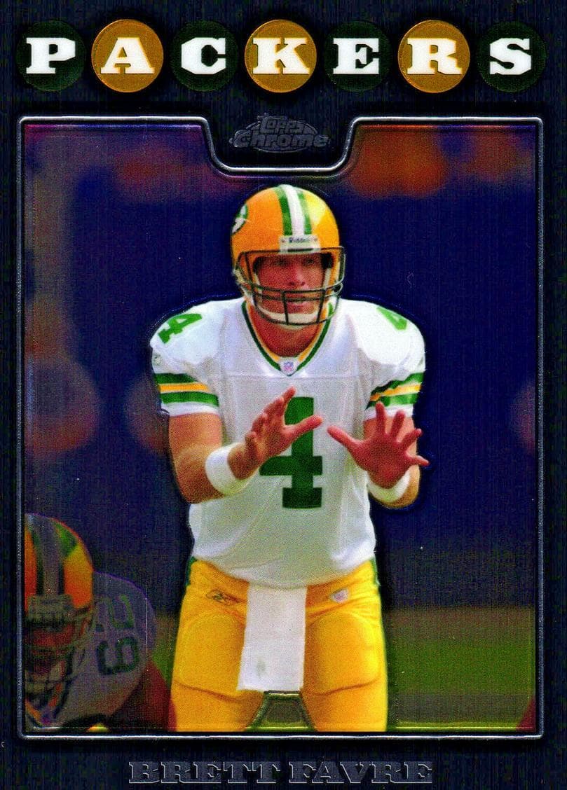 Brett Favre 2008 topps Topps Chrome