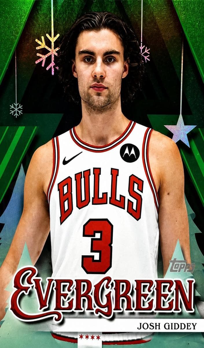 Josh Giddey 2025 topps Topps Holiday
