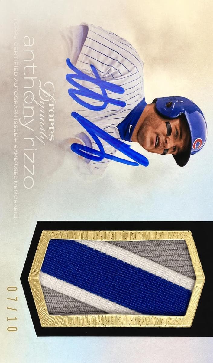 Anthony Rizzo 2018 topps Topps Dynasty