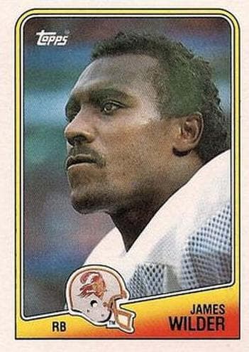 James Wilder 1988 topps