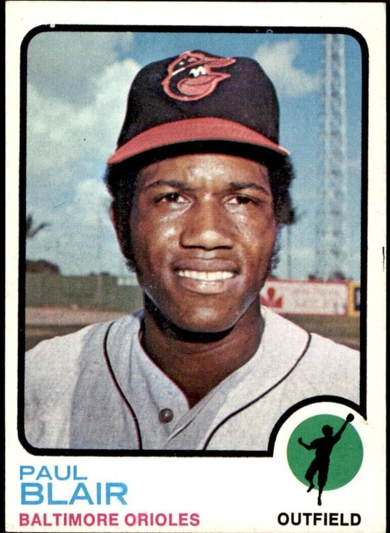 Paul Blair 1973 topps Topps
