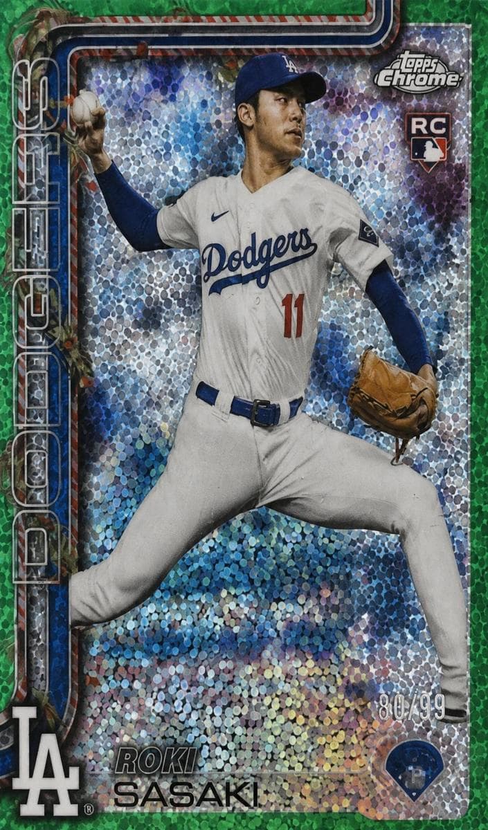 Roki Sasaki 2025 topps Chrome