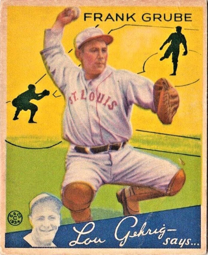 Frank Grube 1934 unknown Goudey