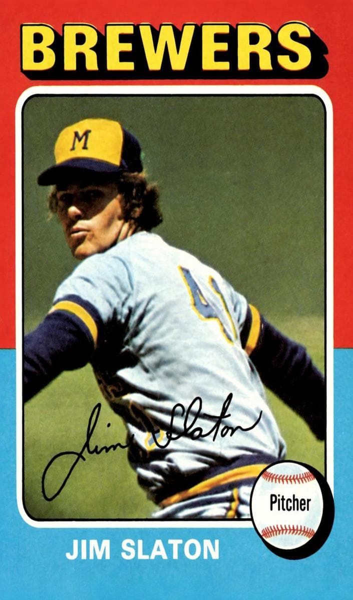 Jim Slaton 1975 topps Topps
