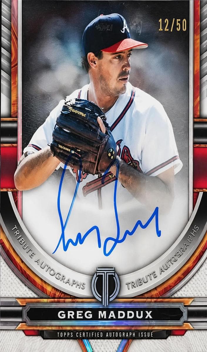 Greg Maddux 2023 topps Topps Tribute
