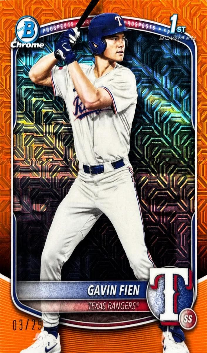 Gavin Fien 2025 bowman Bowman Draft Chrome