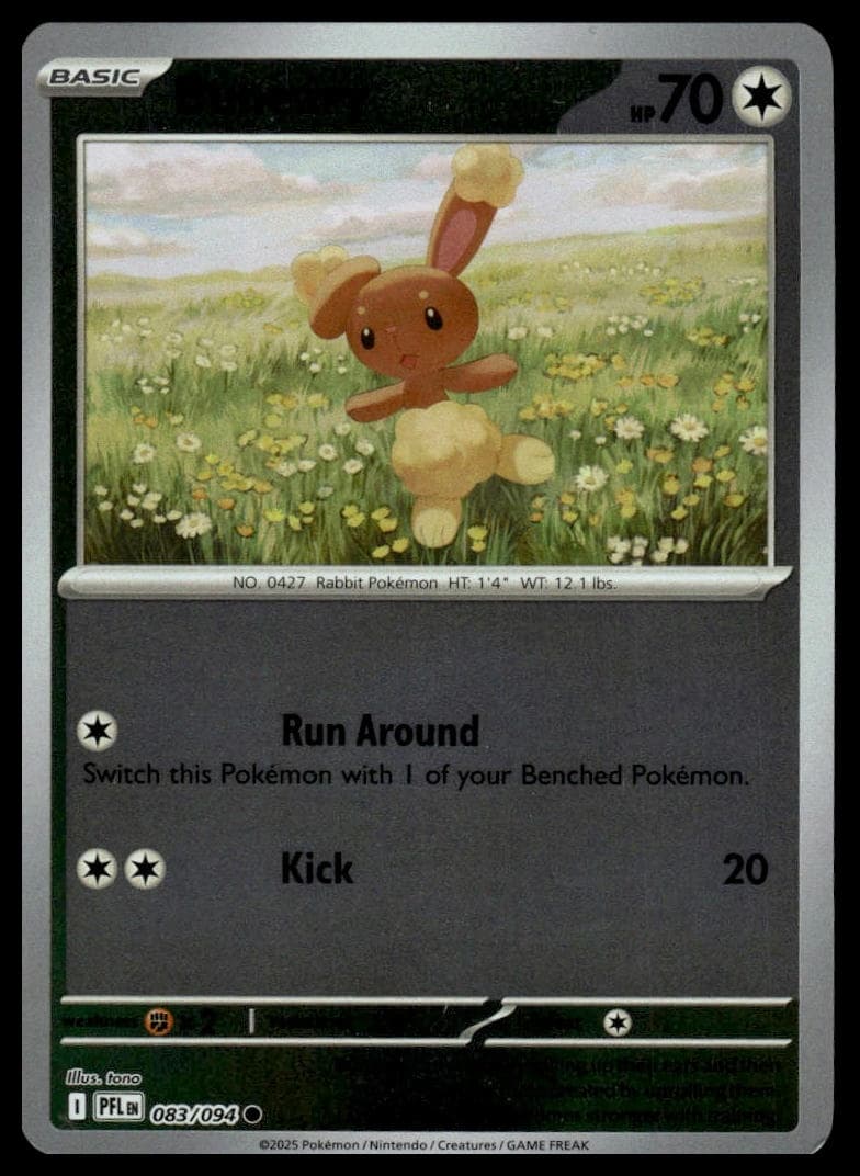 Buneary trading card