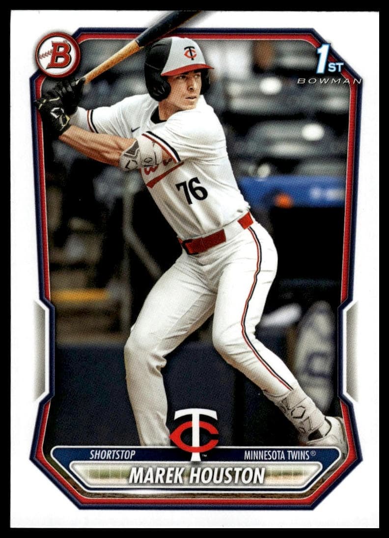 Marek Houston trading card