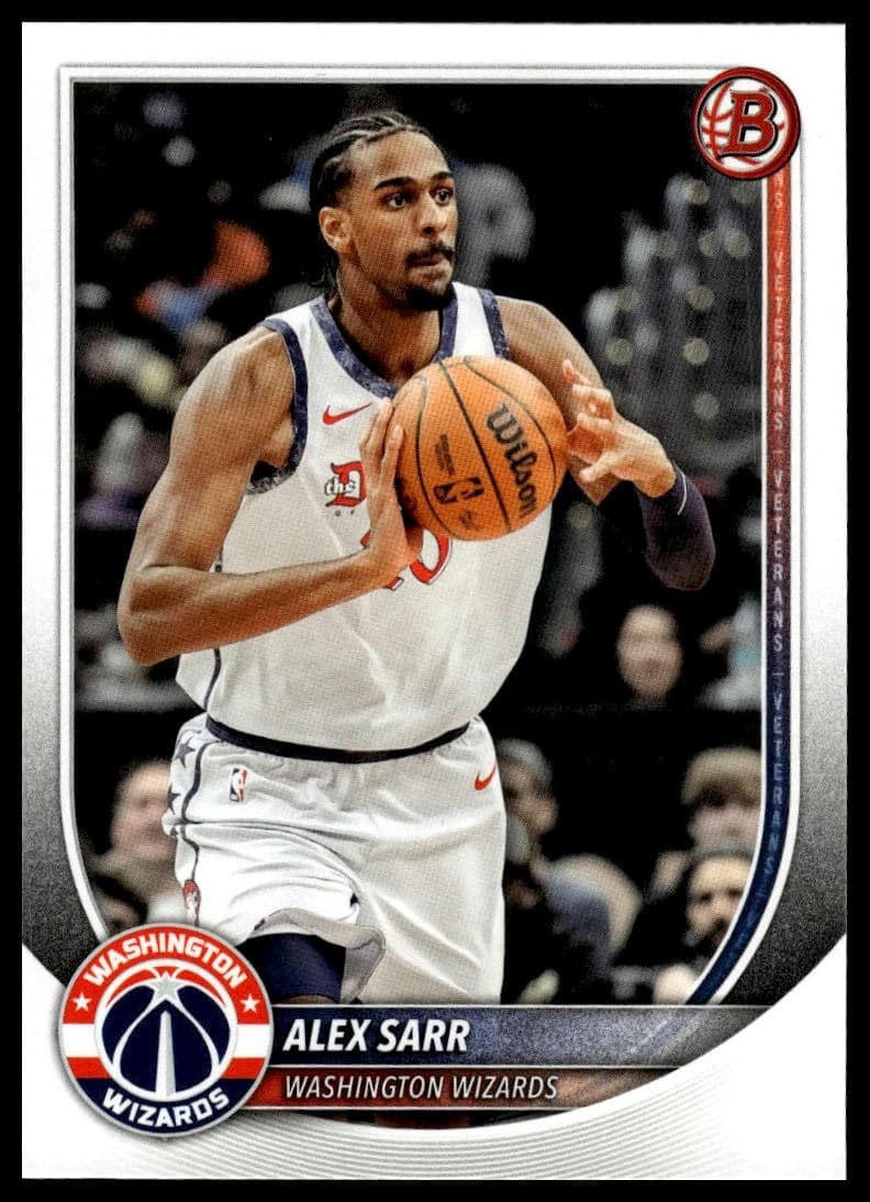 Alex Sarr trading card