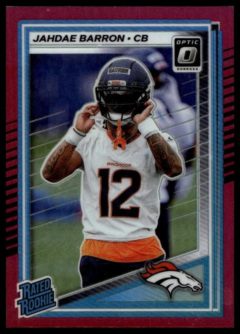 Jahdae Barron trading card