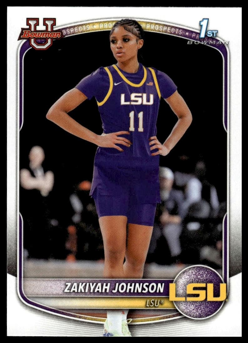 ZaKiyah Johnson trading card