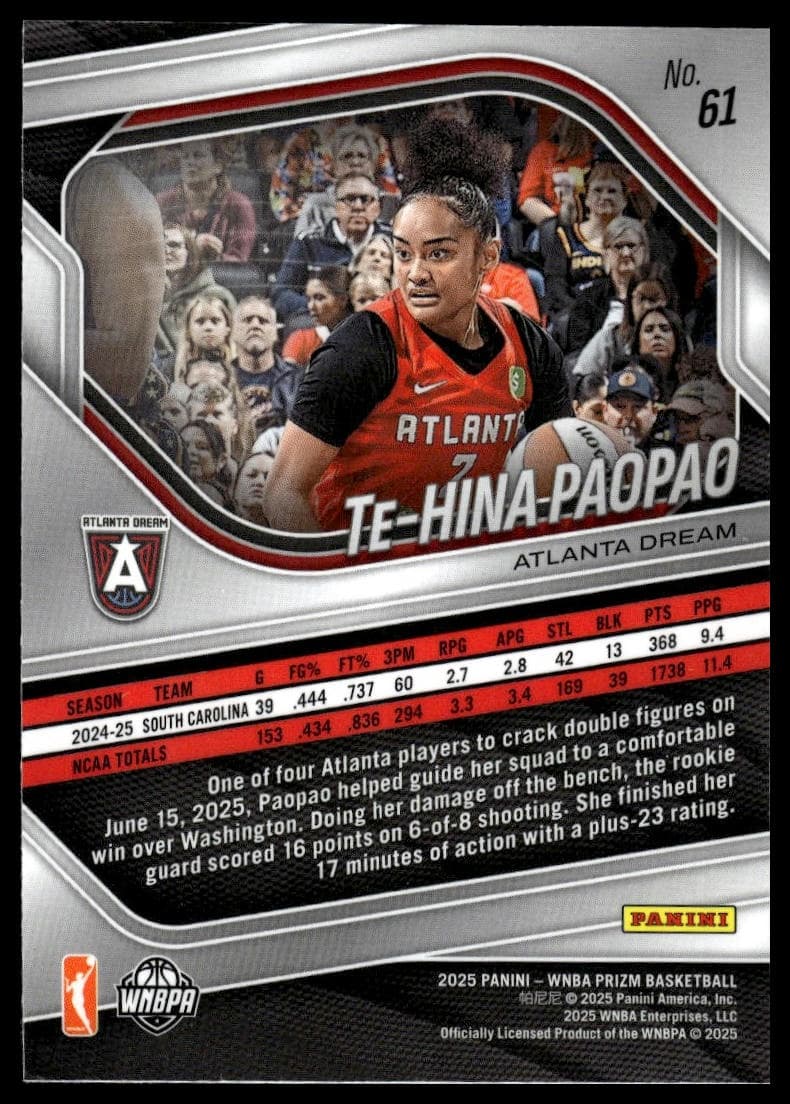 Te-Hina Paopao trading card
