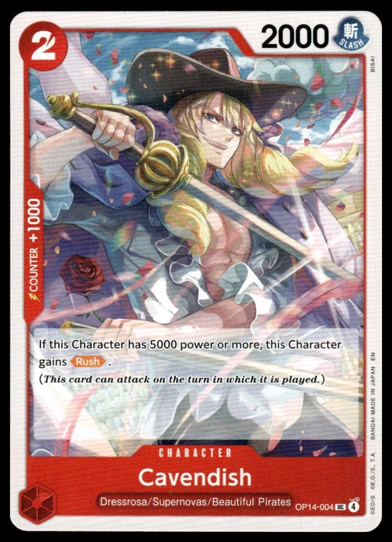Cavendish trading card