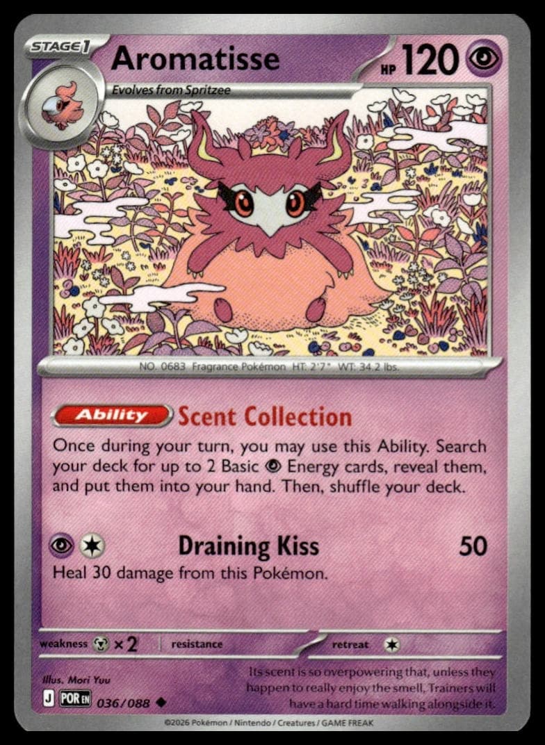 Aromatisse trading card