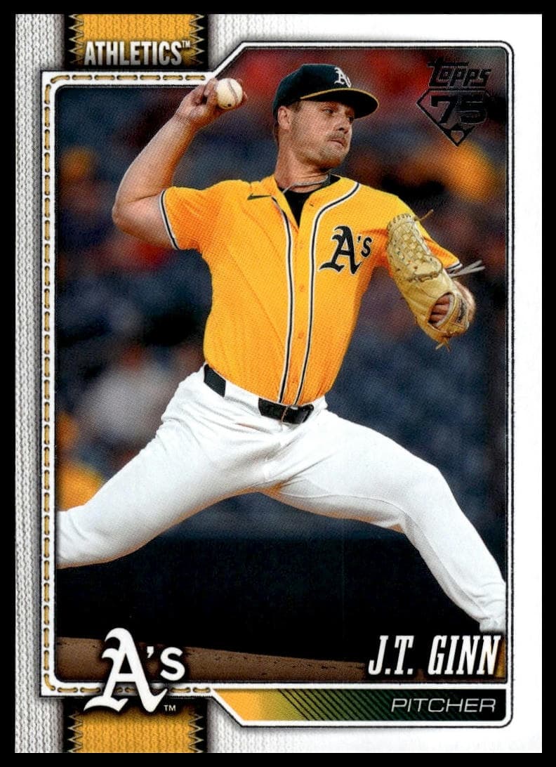 JT Ginn trading card