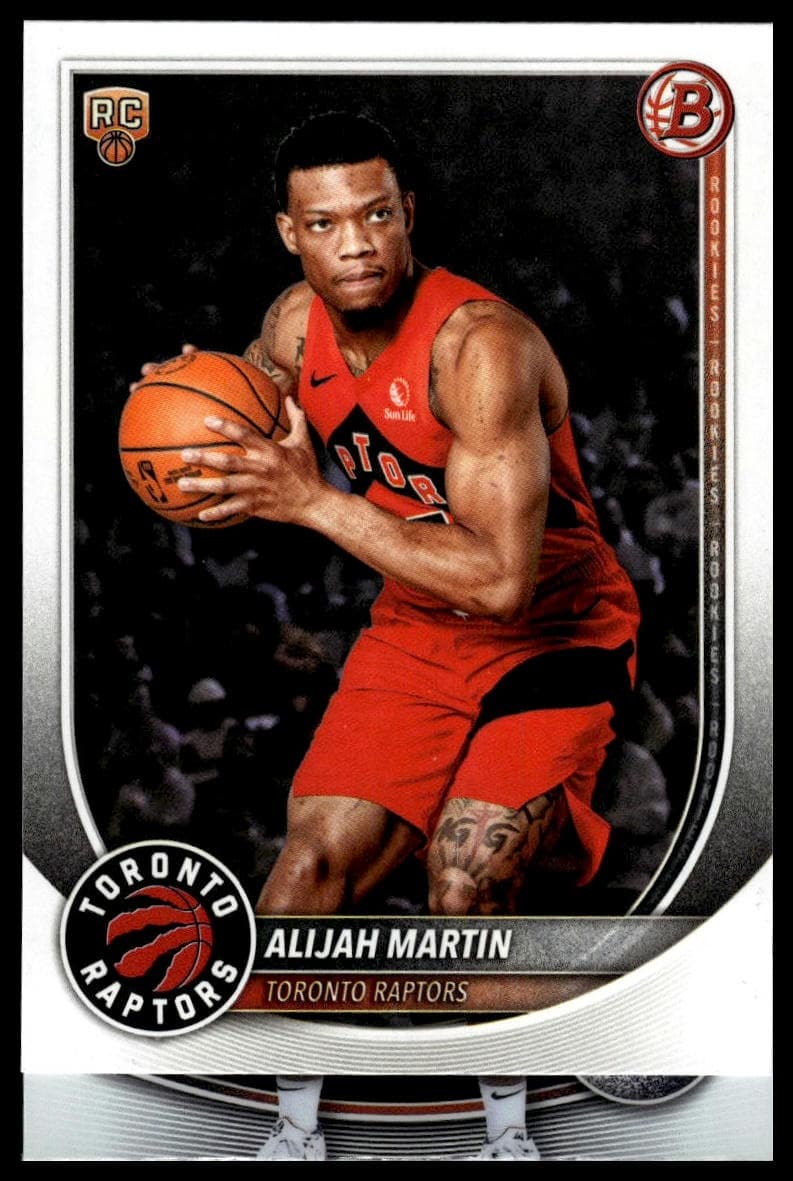 Alijah Martin trading card