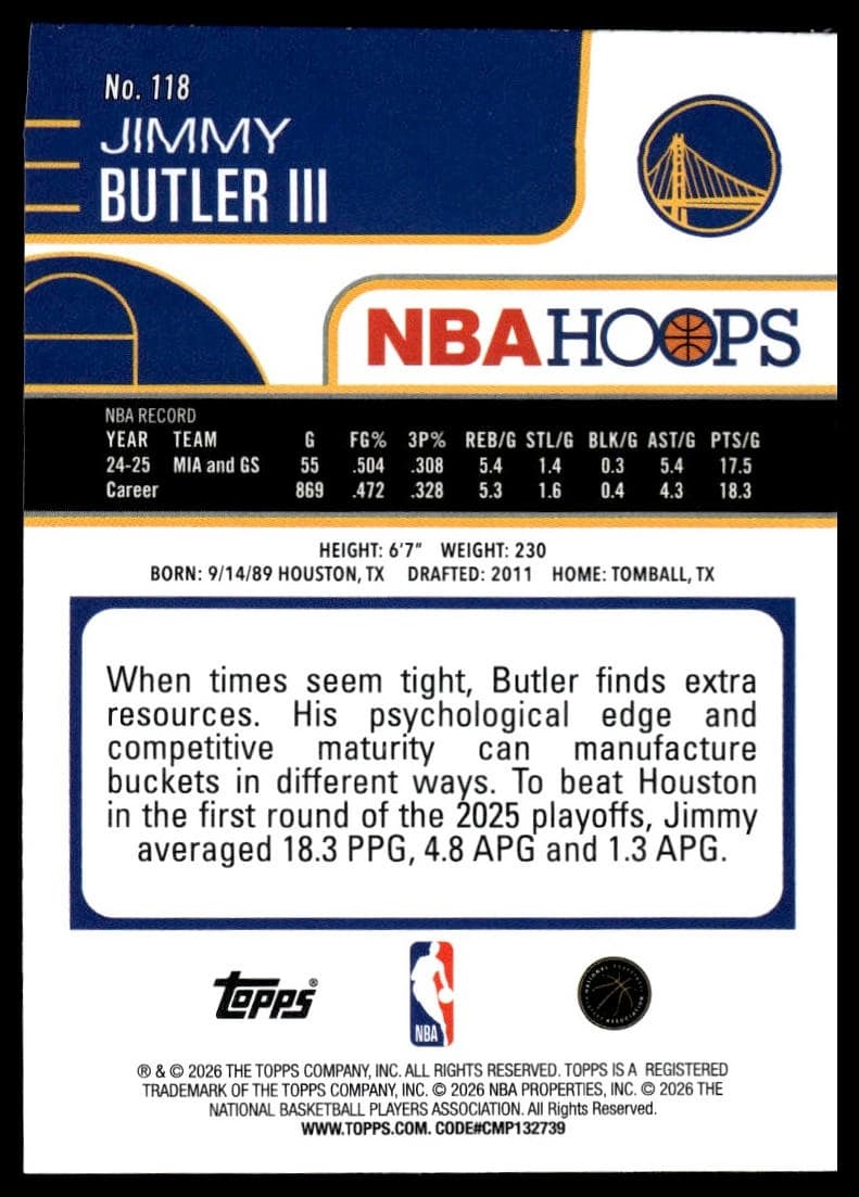 Jimmy Butler III #118