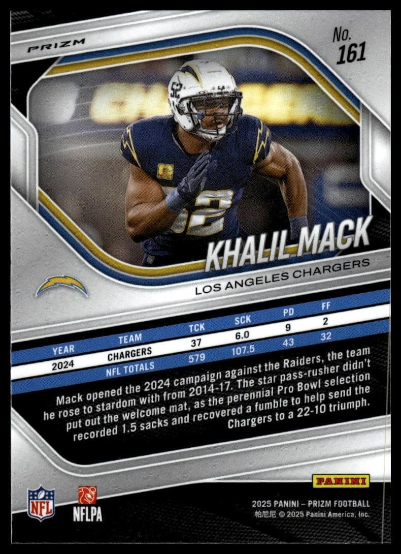 Khalil Mack trading card