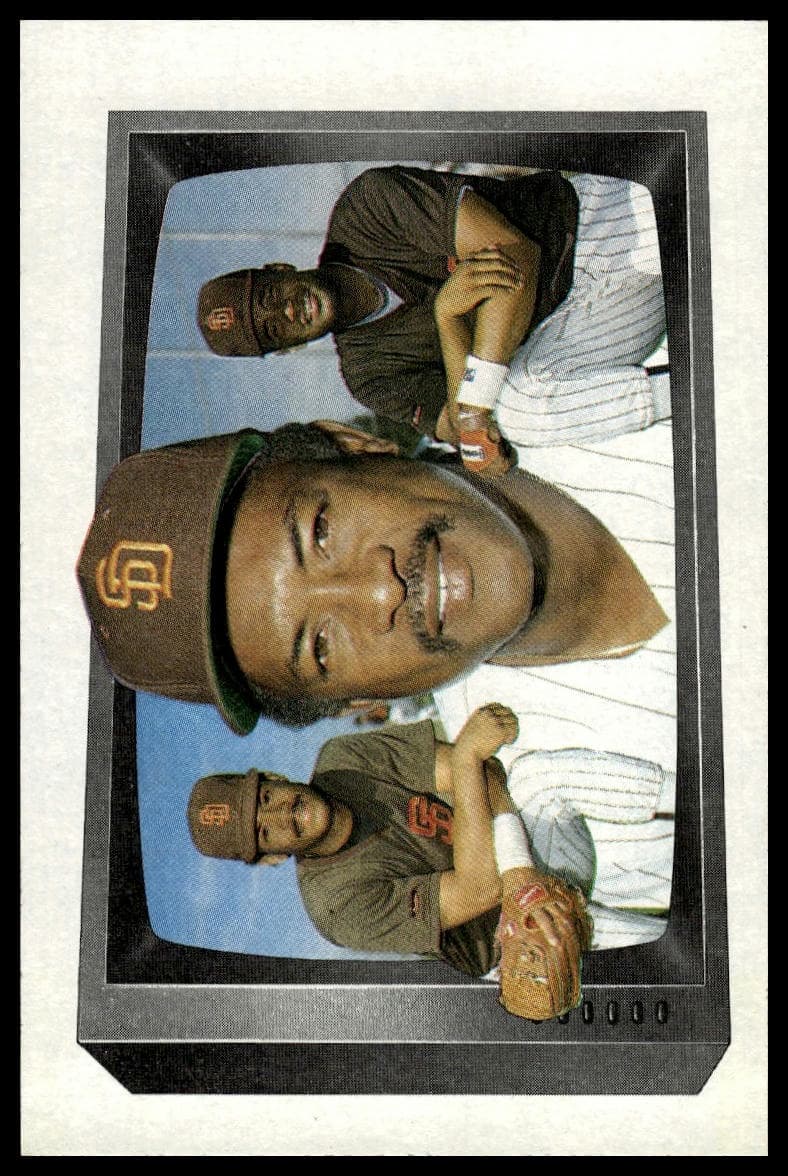 Sandy Alomar / Roberto Alomar / Sandy Alomar, Jr. 1989 bowman