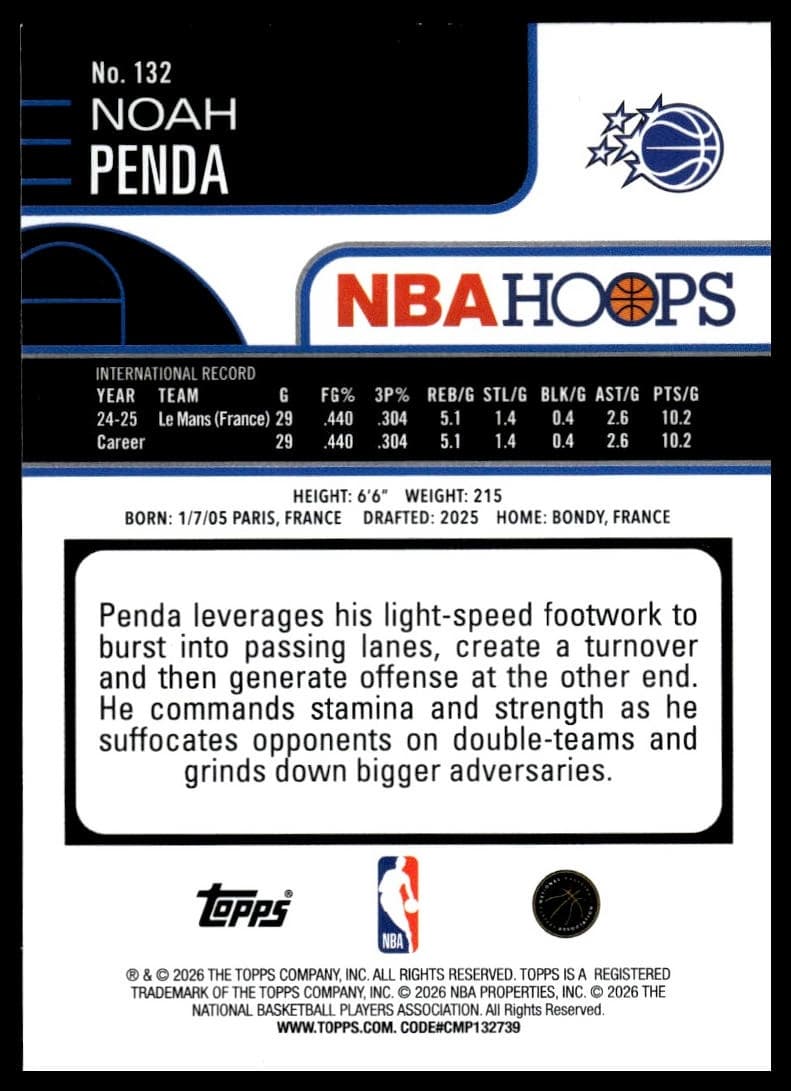 Noah Penda #132