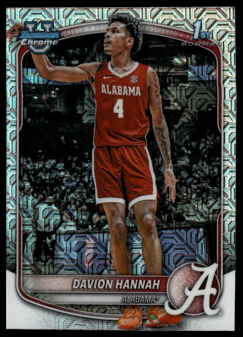 Davion Hannah trading card