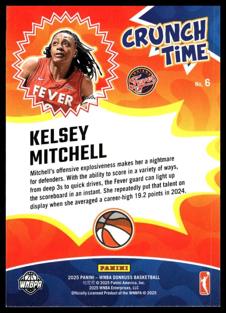 Kelsey Mitchell 2025 panini Panini Select WNBA