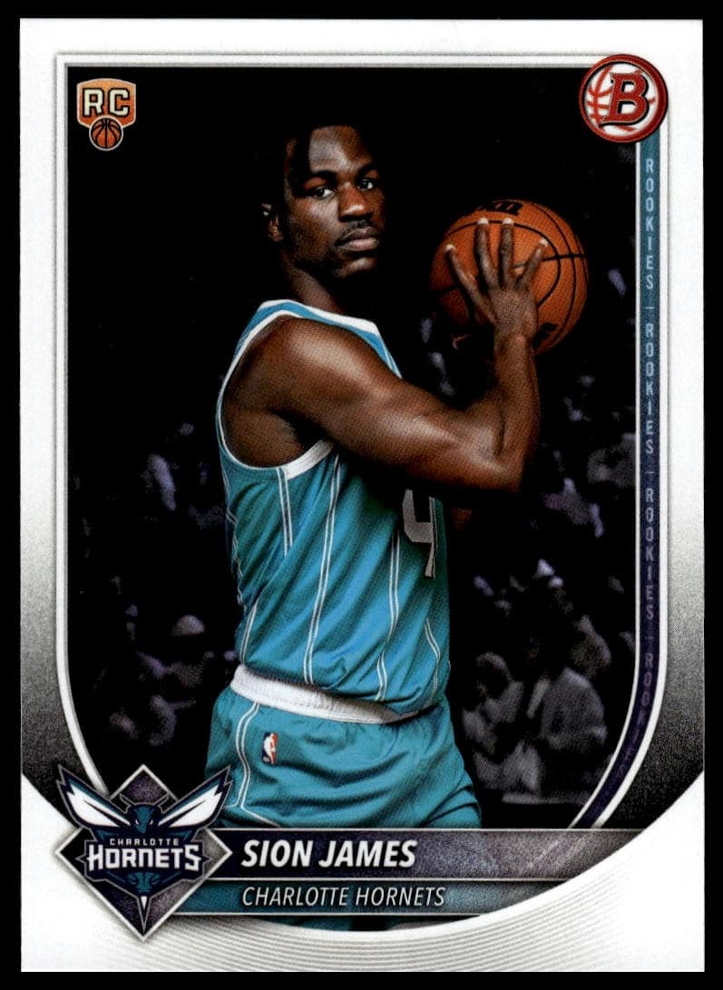Sion James trading card