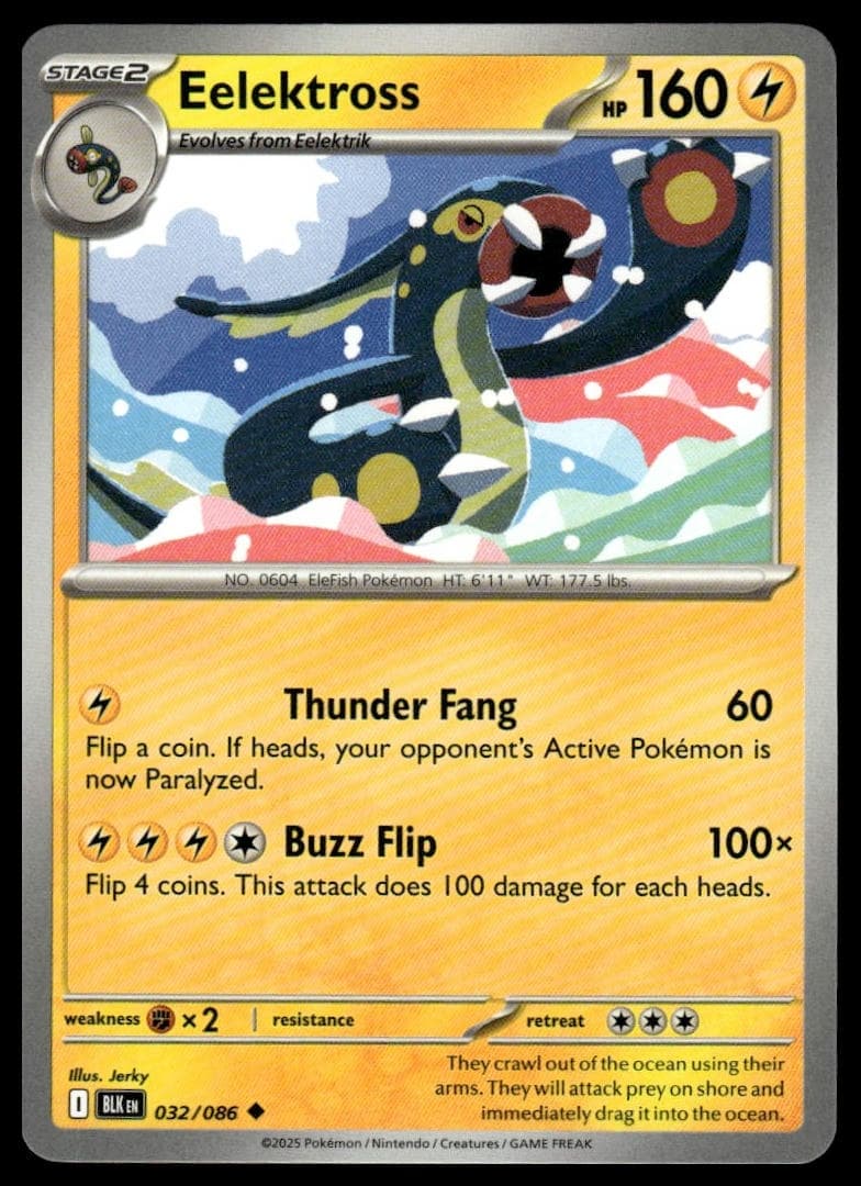 Eelektross 2025 Pokemon Black Bolt