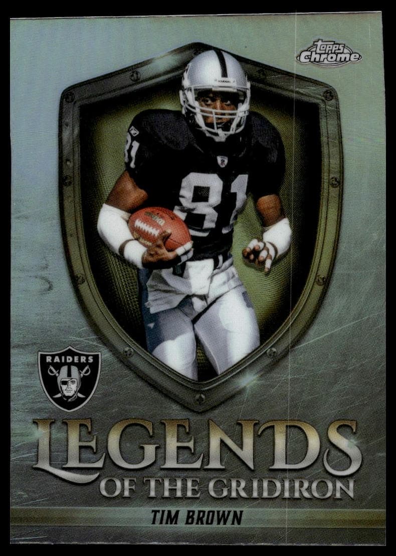 Tim Brown trading card