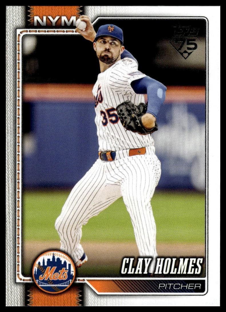 Clay Holmes trading card