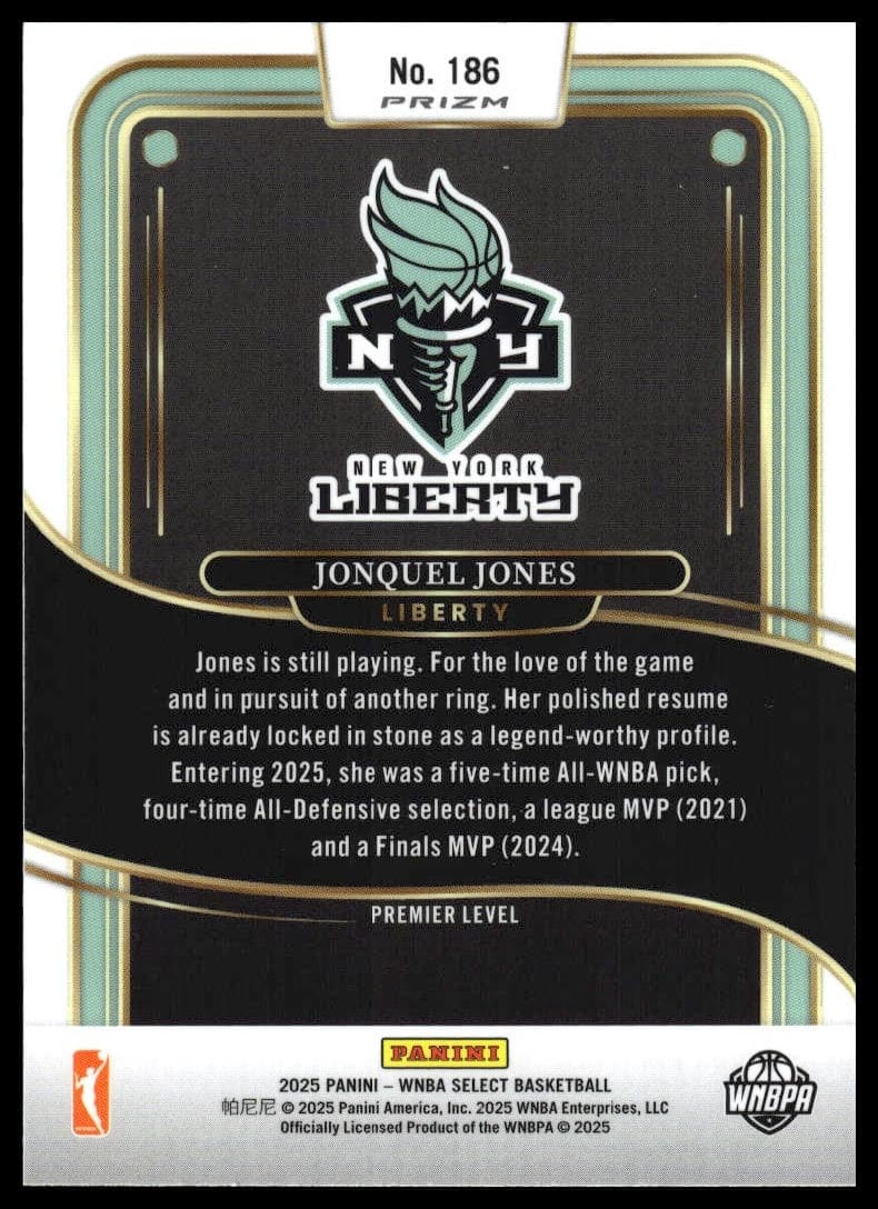 Jonquel Jones 2025 panini Panini Select WNBA
