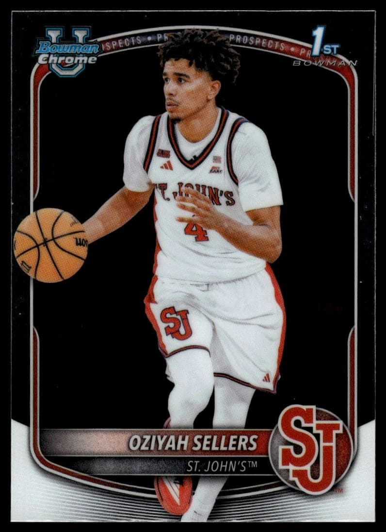 Oziyah Sellers trading card