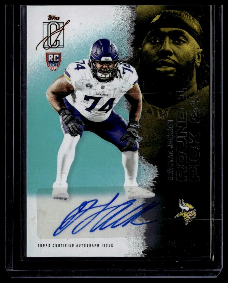 Donovan Jackson trading card
