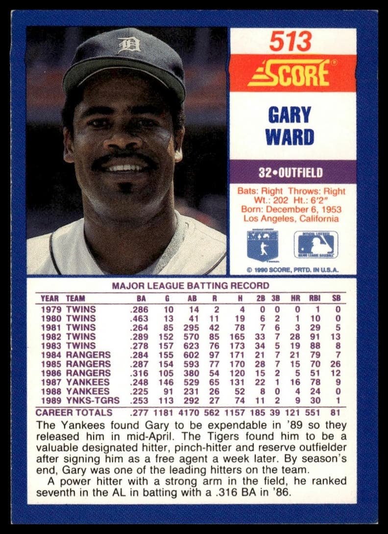 Gary Ward #513