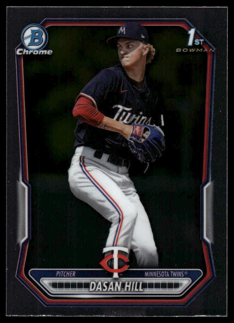 Dasan Hill trading card