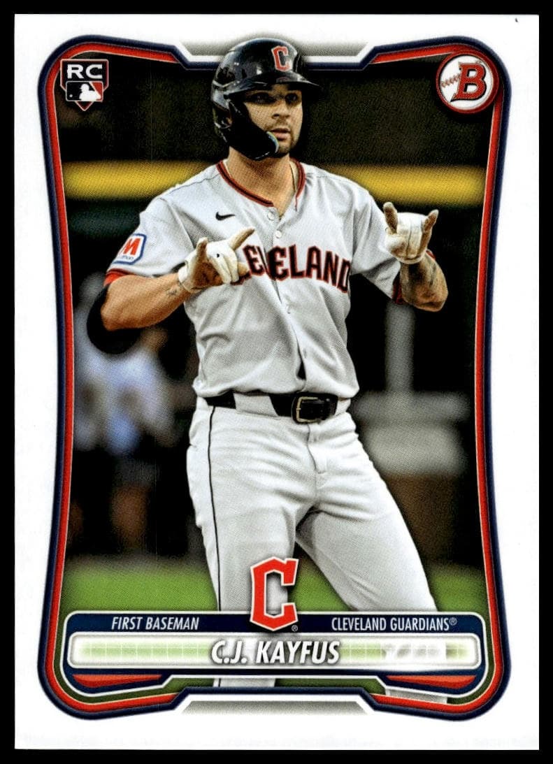 C.J. Kayfus trading card