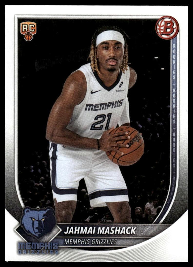 Jahmai Mashack trading card