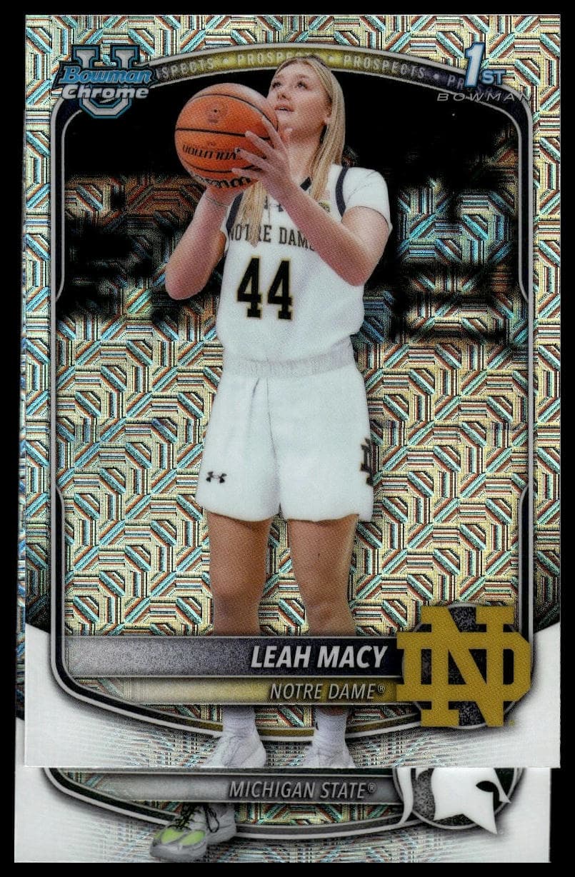 Leah Macy trading card