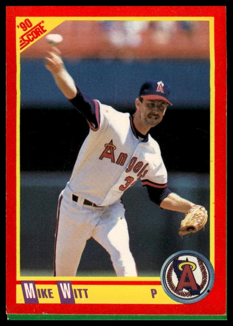 Mike Witt trading card