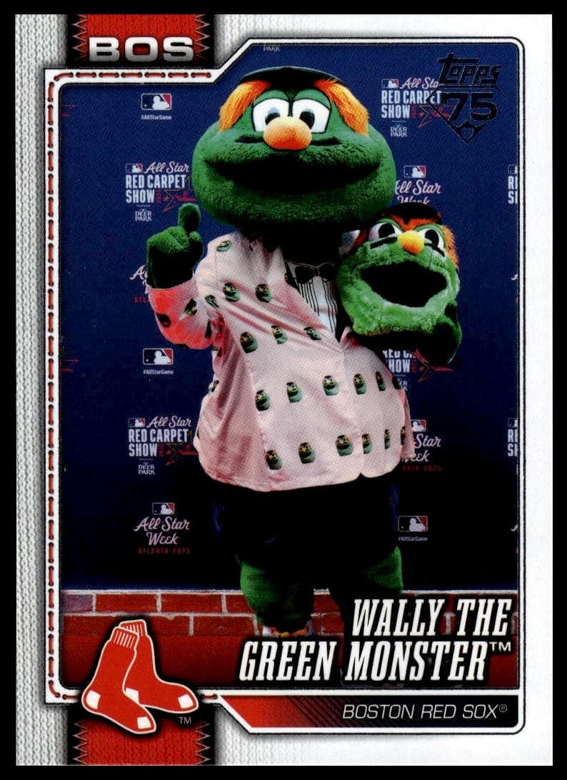 Wally the Green Monster trading card