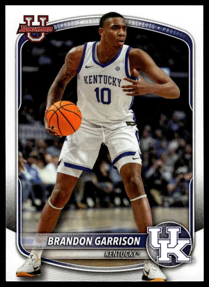 Brandon Garrison trading card
