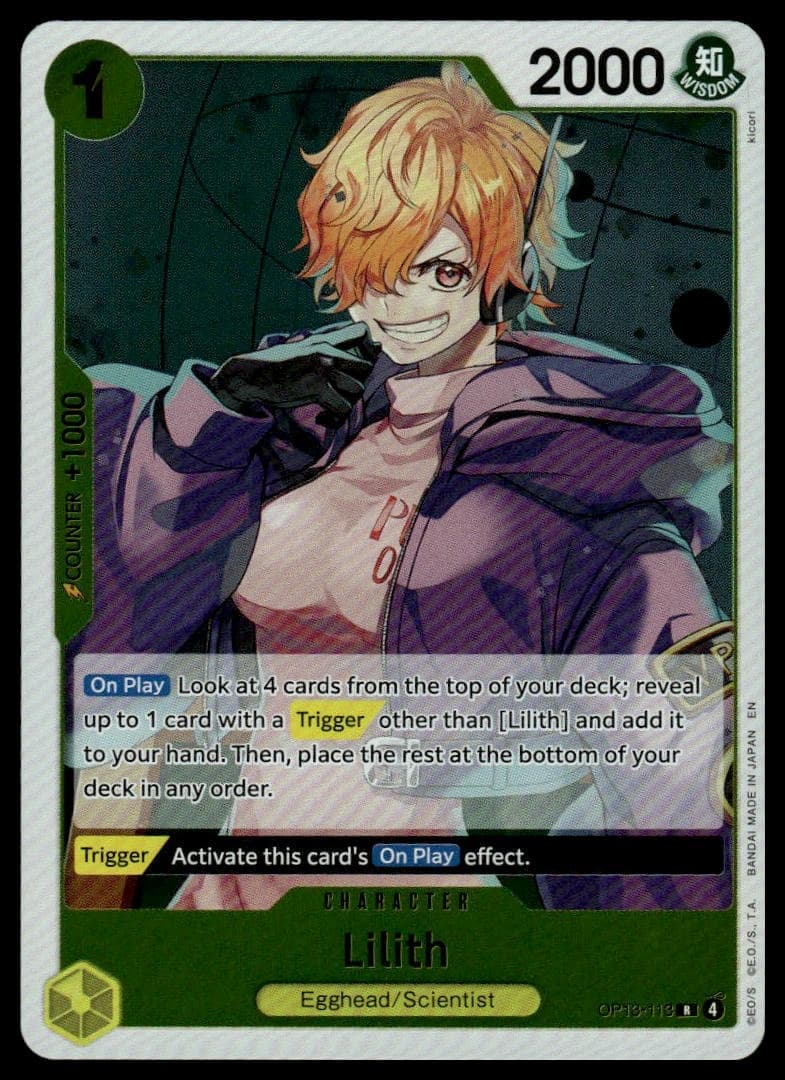 Lilith trading card