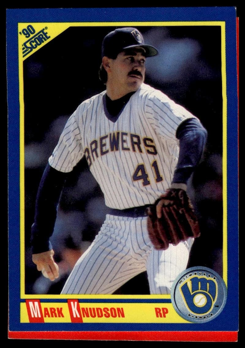 Mark Knudson trading card