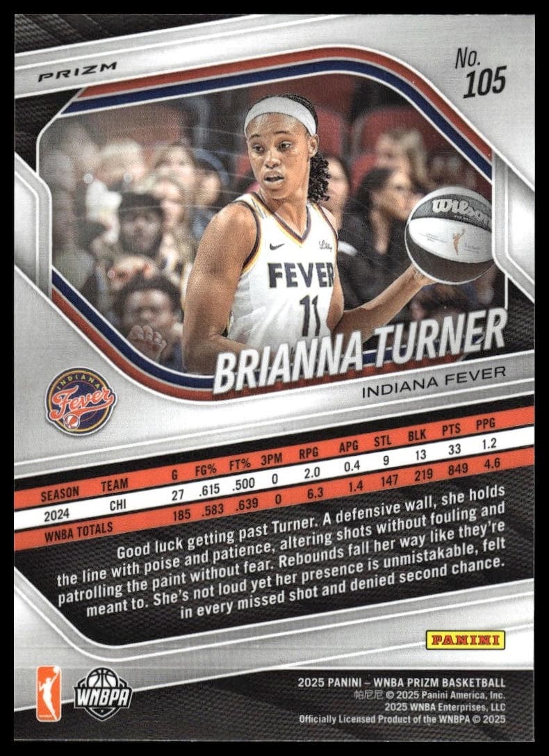 Brianna Turner trading card