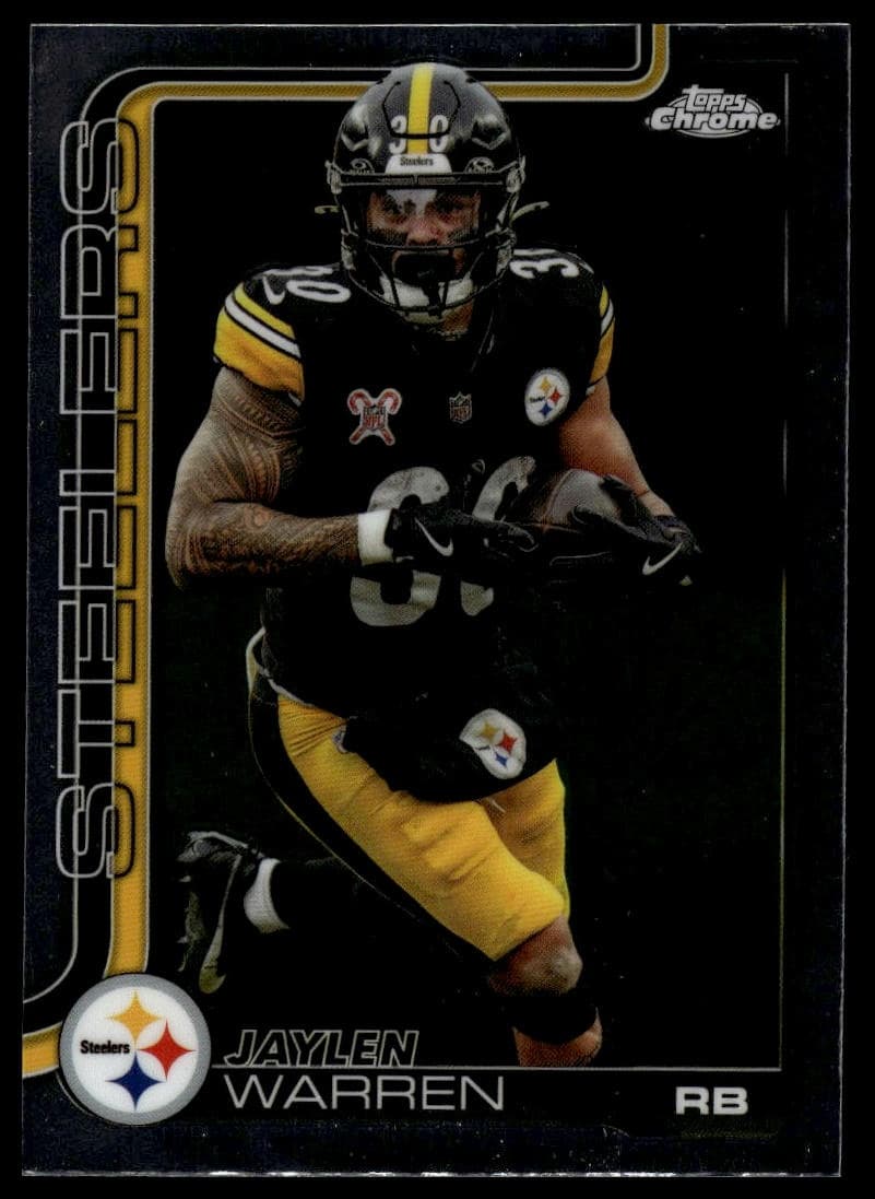 Jaylen Warren trading card
