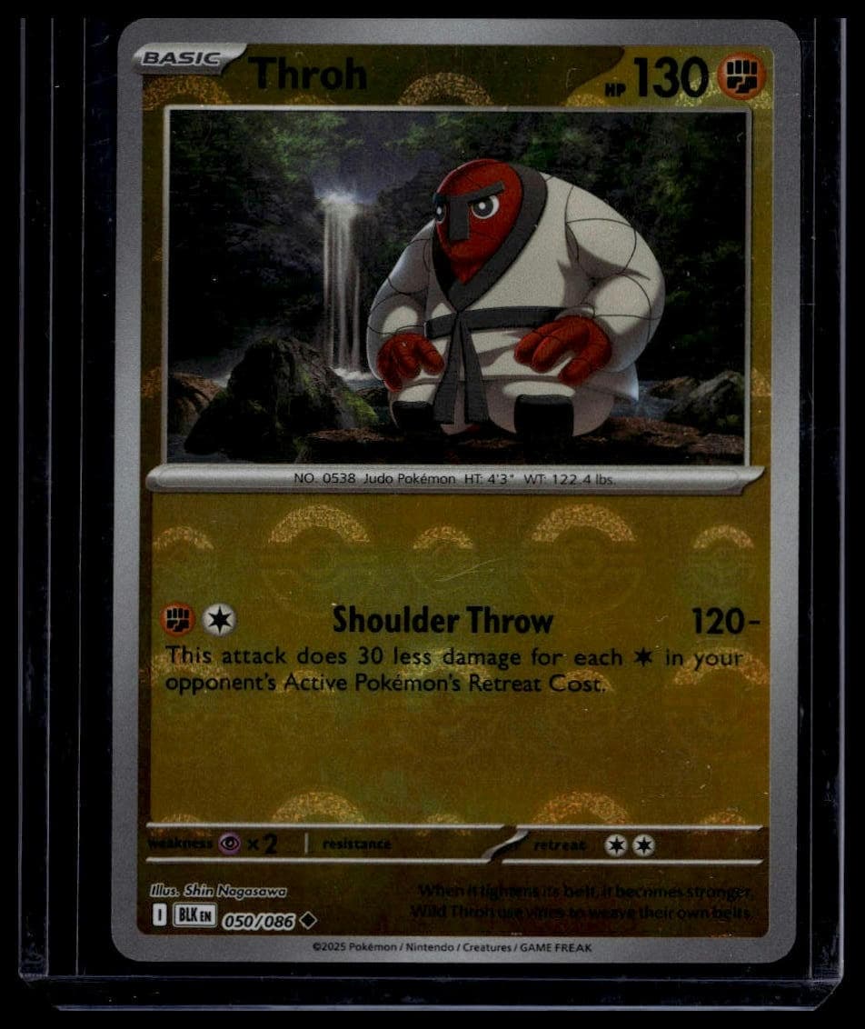 Throh 2025 Pokemon Black Bolt