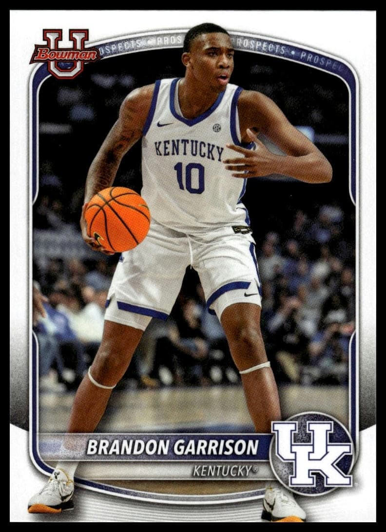 Brandon Garrison trading card